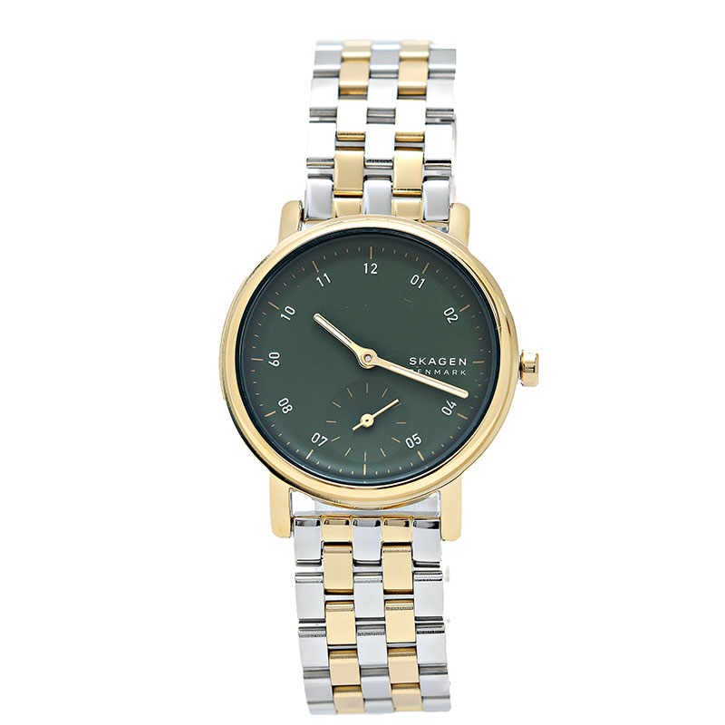 スカーゲン 腕時計 レディース KUPPEL LILLE グリーン ゴールド シルバー SKW3122 SKAGEN