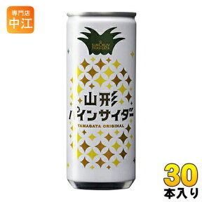 山形食品 山形パインサイダー 250ml 缶 30本入 〔炭酸飲料〕