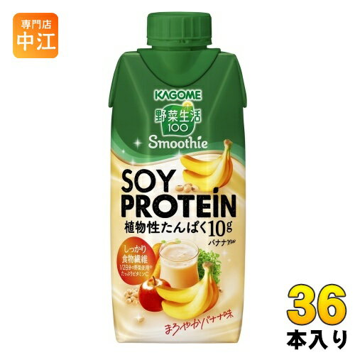  100 ࡼ  ץƥ Хʥʥߥå 330ml ѥå 36 (123 ޤȤ㤤) ڥ塼 Smoothie SOY PROTEIN mix