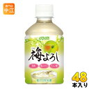 ダイドー 梅よろし 280ml ペットボトル 48本 (24本入×2 まとめ買い) 〔果汁飲料〕