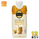 伊藤園 タリーズコーヒー ハニーミルクラテ 330ml 紙パック 12本入