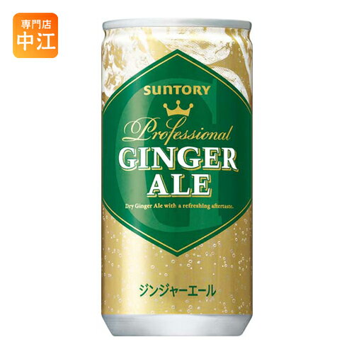 サントリー ジンジャーエール 200ml 缶 60本 (30本入×2 まとめ買い) ジンジャエール 〔炭酸飲料〕
