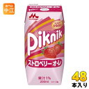 森永乳業 ピクニック ストロベリーオ・レ 200ml 紙パック 48本 (24本入×2 まとめ買い)