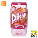 森永乳業 ピクニック ストロベリーオ・レ 200ml 紙パック 72本 (24本入×3 まとめ買い)