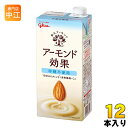 グリコ アーモンド効果 砂糖不使用 1L 紙パック 12本 6本入 2 まとめ買い 