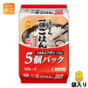 東洋水産 ふっくら一膳ごはん 150g 5個パック×8袋 (4袋入×2 まとめ買い) 国産米 ご飯 レンジ調理
