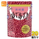 井村屋 北海道 パウチ ゆであずき 200g 20袋（10袋入×2 まとめ買い） 和菓子 デザート