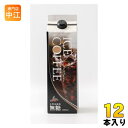 セイコー珈琲 天然水使用アイスコーヒー 1000ml 紙パック 12本 (6本入×2 まとめ買い) 無糖 珈琲