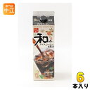 セイコー珈琲 和みアイスコーヒー 1000ml 紙パック 6本入〔訳あり 今だけ B級品 見切り品 お買い得 特価 ディスカウント 大処分〕 無糖 珈琲