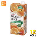 ゴールドパック オレンジジュース 1L 紙パック 12本 (6本入×2 まとめ買い) 果汁飲料 濃縮還元 果汁100％