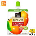 コカ・コーラ ミニッツメイド 朝マンゴ 180g パウチ 48本 (24本入×2 まとめ買い) ゼリー おやつ 手軽