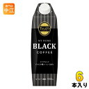 伊藤園 タリーズコーヒー マイホーム ブラックコーヒー 屋根型キャップ付き 1L 紙パック 6本入 コーヒー飲料 無糖 大容量