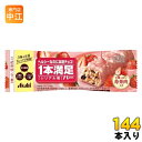 アサヒグループ食品 1本満足バー シリアル苺 144本 (72本入×2 まとめ買い) チョコ 菓子 一本満足