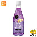 伊藤園 宝石のレモンスカッシュ 410ml ペットボトル 48本 (24本入×2 まとめ買い) 炭酸飲料 季節限定 アメジスト バタフライピー