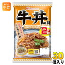 ＞ こちらの商品の単品・まとめ買いはこちら【一個あたり 492円（税込）】【賞味期間】製造後365日【商品説明】温めるだけで人気の味の牛丼をお楽しみいただけます。おいしさの秘密・こだわり・肉・野菜の旨みと濃縮りんご果汁の甘みを加えた、ごはんによく合うこだわりのたれで、牛肉と玉ねぎをやわらかく煮込みました。・2袋入り。【名称および品名】どんぶりもののもと(牛どんのもと)【エネルギー】1食あたり167kcal【栄養成分】たんぱく質9.2g、脂質11.2g、炭水化物7.4g、食塩相当量2.6g【原材料】牛肉(カナダ又はアメリカ)、野菜(たまねぎ、にんにく)、砂糖、しょう油、食塩、オイスターソース、みりん、卵白末、ビーフエキス調味料、醸造酢、濃縮りんご果汁、植物油、しょうが汁、酵母エキス、香辛料、たまねぎエキス、脱脂粉乳、野菜エキス調味料/調味料(アミノ酸等)、加工デンプン、増粘剤(加工デンプン、増粘多糖類)、カラメル色素、香辛料抽出物、(一部に卵・乳成分・小麦・牛肉・大豆・りんごを含む)【保存方法】常温【製造者、販売者、又は輸入者】日本ハム株式会社【アレルギー特定原材料】卵・乳成分・小麦・牛肉・大豆・りんご【変更事項】ページリニューアル日：2024/03/27変更内容：原材料、栄養成分※北海道・沖縄県へのお届けは決済時に送料無料となっていても追加送料が必要です。(コカ・コーラ直送を除く)北海道1個口 715円（税込）、沖縄県1個口 2420円（税込）追加送料の詳細は注文確定メールにてご案内いたします。※本商品はご注文タイミングやご注文内容によっては、購入履歴からのご注文キャンセル、修正を受け付けることができない場合がございます。変更・修正ができない場合は、メール、お電話にてご連絡をお願い致します。送料無料 お湯で3分温めるだけ! 2袋入り 2P Nipponham こだわり ぎゅうどん 4902115394707