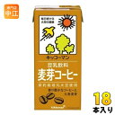 キッコーマン 豆乳飲料 麦芽コーヒー 1L 紙パック 18本 (6本入×3 まとめ買い) イソフラボン