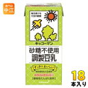 キッコーマン 砂糖不使用 調製豆乳 1L 紙パック 18本 (6本入×3 まとめ買い) 豆乳飲料