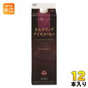 ウエシマコーヒー ネルドリップアイスコーヒー 甘さひかえめ 1000ml 紙パック 12本 (6本入×2 まとめ買い) 上島珈琲 コーヒー アイスコーヒー(4)