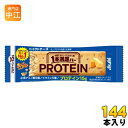 アサヒグループ食品 1本満足バー プロテインベイクドチーズ 144本 (72本入×2 まとめ買い) プロテインバー 一本満足