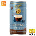 ポッカサッポロ ポッカコーヒー ひとやすみプレッソ 185g 缶 60本 (30本入×2 まとめ買い) コーヒー 缶コーヒー エスプレッソ 加糖