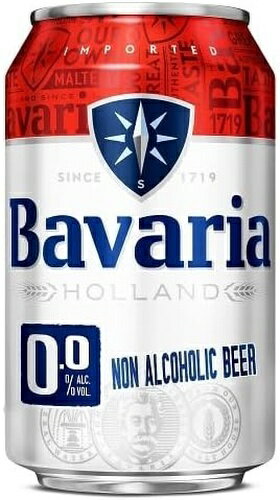 Bavaria ババリア 0.0% オリジナル 330ml 缶 48本 (24本入×2 まとめ買い) 炭酸飲料 ノンアルコールビール