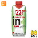 森永乳業 in PROTEIN イン プロテイン すっきりメロンオレ風味 330ml 紙パック 36本 (12本入×3 まとめ買い) 乳飲料 プロテインドリンク...