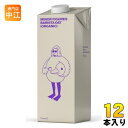 マイナーフィギュアズ 有機バリスタ オーツミルク 1L 紙パック 12本 (6本入×2 まとめ買い) 植物性ミルク 砂糖不使用
