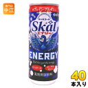 南日本酪農 スコール エナジー 250ml 缶 40本 (20本入×2 まとめ買い) 炭酸飲料 エナジードリンク