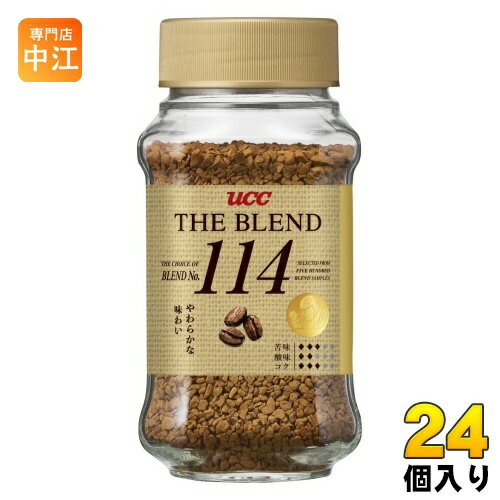 UCC ザ・ブレンド 114 70g 瓶 24個 (12個入×2 まとめ買い) コーヒー 珈琲 インスタントコーヒー