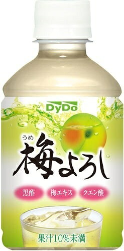 専門店 中江のダイドー 梅よろし 280ml ペットボトル 72本 (24本入×3 まとめ買い)｜アングル2