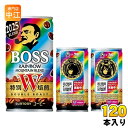 サントリー BOSS ボス レインボーマウンテンブレンド 185g 缶 120本 (30本入×4 まとめ買い) 缶コーヒー 珈琲 コーヒー飲料 ウマ娘デザイン