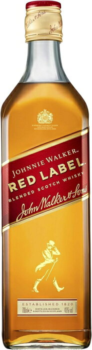 キリンビール ジョニーウォーカー レッドラベル 700ml 瓶 12本入 ウイスキー お酒 ...