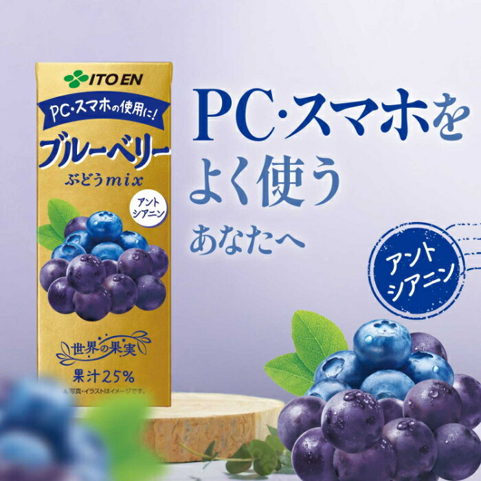 伊藤園 ブルーベリーぶどうmix 200ml ...の紹介画像3