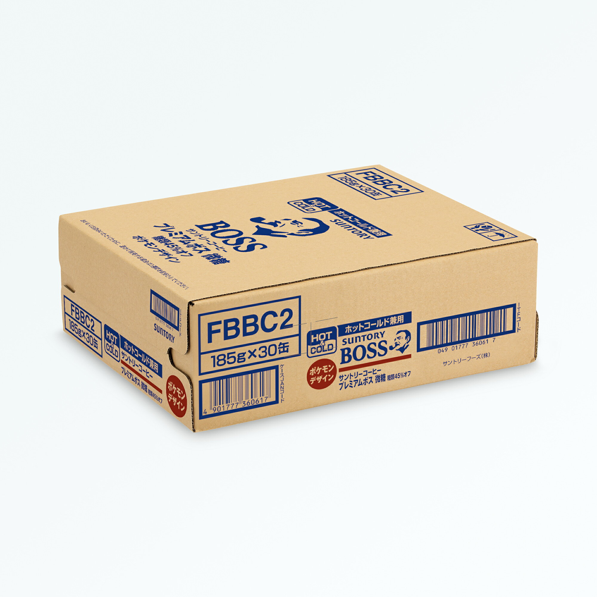 専門店 中江のサントリー BOSS ボス プレミアムボス 微糖 ポケモンデザイン 第二弾 185g 缶 120本 (30本入×4 まとめ買い) 缶コーヒー 珈琲 コーヒー飲料｜アングル3