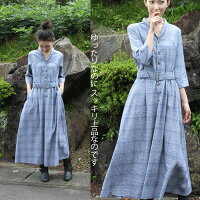◎ワンピースオーバープラッド柄グレンチェック