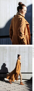 着丈約130cm 身幅2サイズ【 コーデュロイワンピース フラワー 】 2カラー 裾が花のように広がった設計 シャツワンピース レディース ワンピース マキシ Aライン アウター コート ロング 羽織り