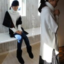【 ラムウールハイネックセーター 】ラムウールの優しさが丁度良い糸を見つけたのでセーターを作りました♪ たっぷりの長い襟を楽しんで ソフトタッチ ふんわり ゆっ...