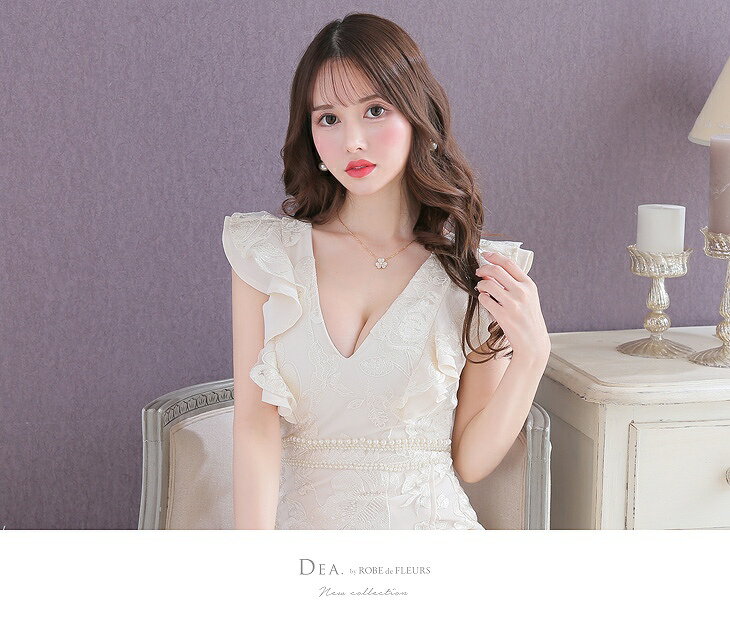 S/M/L 送料無料 DEA. by ROBE de FLEURS/ディアバイローブドフルール スパンコール...