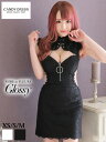 XS/S/M 送料無料 ROBE de FLEURS Glossy / ローブドフルールグロッシー フラワーレース×レースアップ&ジップデザインサイドシアータイトミニドレス GL2383 robedefleurs キャバ キャバドレス キャバ嬢 キャバクラ ブランド ワンピース ローブド ノースリーブ