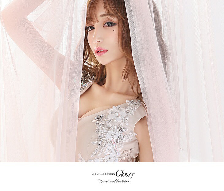 XS/S/M 送料無料 ROBE de FLEURS Glossy / ローブドフルールグロッシー ストレッチサテン×肩ビジューサイドシアーデザインノースリーブタイトミニドレス GL2006 キャバ キャバクラ キャバドレス キャバ嬢 クラブ シースルー セクシー robedefleurs 真優川咲 シースルー