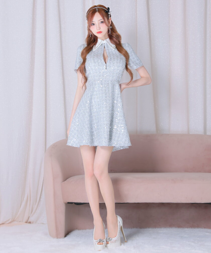 【新色追加】【再入荷】【ROBE de FLEURS / ローブドフルール】ツイード/ ジッパー...