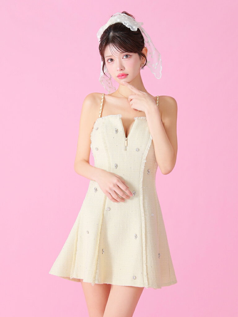 【新色追加】【再入荷】【ROBE de FLEURS / ローブドフルール】 チェック/ ツイー...