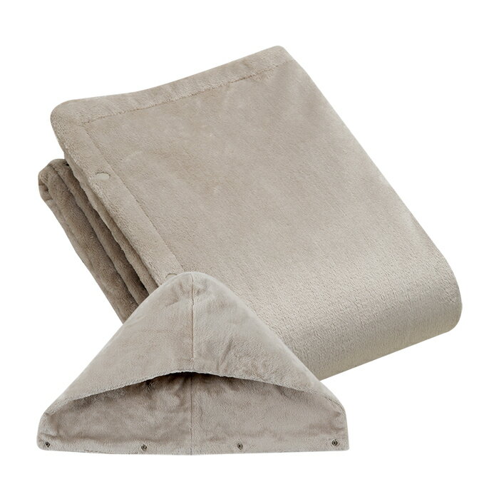 広電【CWH141G-HJ】電気ひざかけ毛布 140×80サイズ ホットローブタイプ フード付き 電気毛布 KODEN 家電