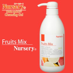 ナーセリーWクレンジングジェル」フルーツミックス500ml>>nurseryダブル洗顔不要ナーセリーWクレンジングジェルフルーツミックスナーセリーWクレンジングジェルフルーツミックス