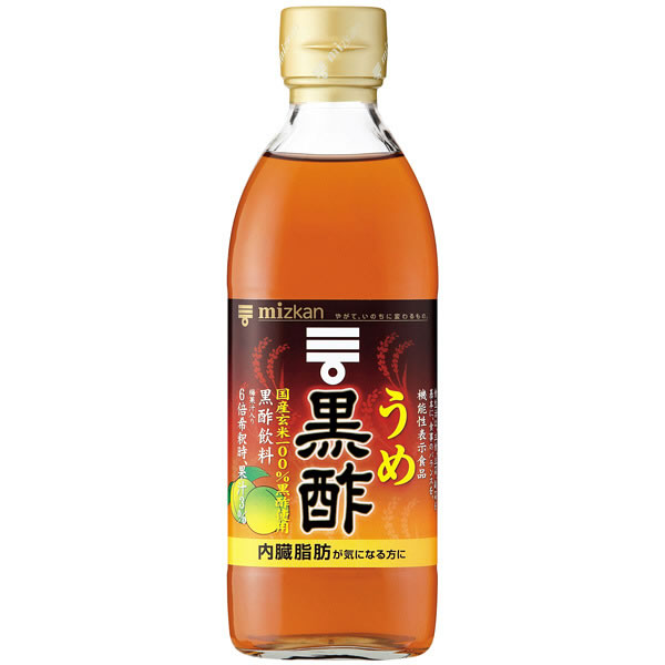 ミツカン うめ黒酢 500ml×6本入 (送料無料) MIZKAN お酢ドリンク 飲むお酢 黒酢 健康酢 酢飲料