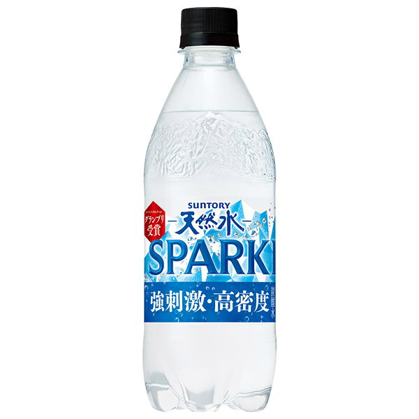 サントリー天然水 SPARKLING 500mlPET 24本 (全国一律送料無料) 炭酸水 ミネラルウォーター 水 ペットボトル