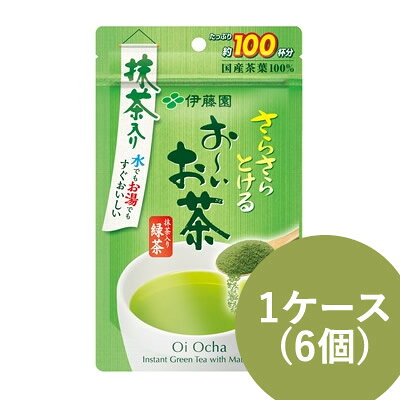 Other - ＜5/9〜5/16限定★最大100%ポイントバック＞伊藤園 お〜いお茶 さらさら抹茶入り緑茶 80g×6個 (1ケース) (送料無料) おーいお茶 緑茶 インスタント