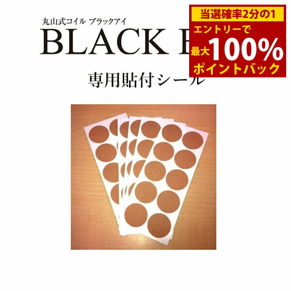 ＜12/1限定★最大100%ポイントバック＞丸山式コイル ブラックアイ専用貼付シール 50枚