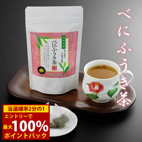 ＜4/4〜4/10限定★最大100%ポイントバック＞べにふうき茶 (メール便送料無料) 親和園 ティーバッグ 健康 お湯出し 水出し べにふうき茶 国産 日本製 茶 人気 ギフト 贈り物 プレゼント