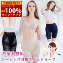 <5/9〜16限定★最大100%ポイントバック>芦屋美整体 シームレス骨盤スリムショーツ (メール便送料無料) 骨盤補正 下着 ショーツ インナー 産後 骨盤 ...
